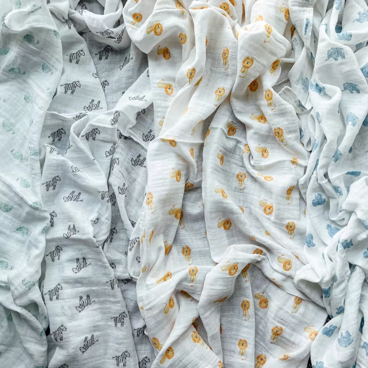 Aden & Anais Animal Kingdom Organic Swaddles