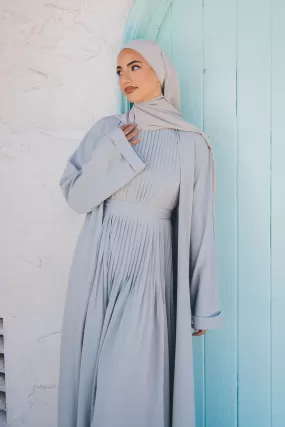 Adina Pleat Abaya Set- Mint