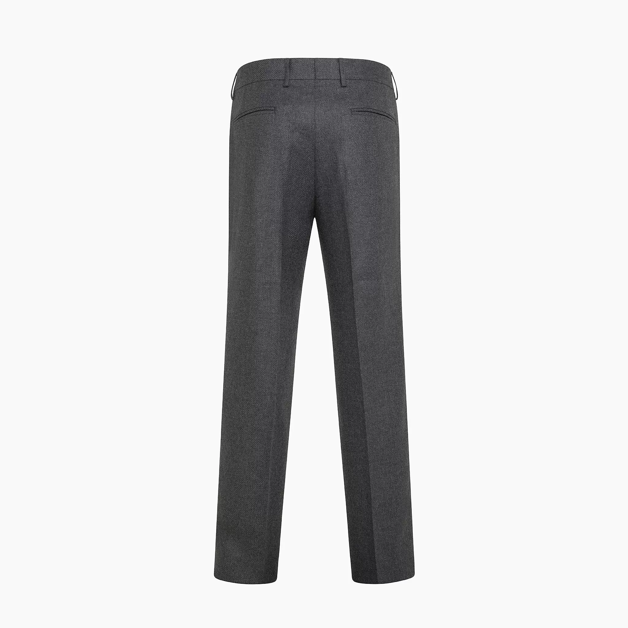 Adone Pleated Chino in Twill Wool Flannel