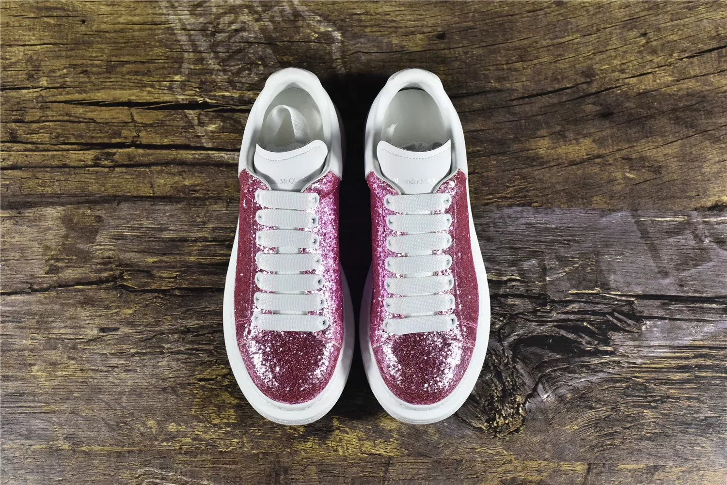 Alexander McQ Oversized Pink Glitter