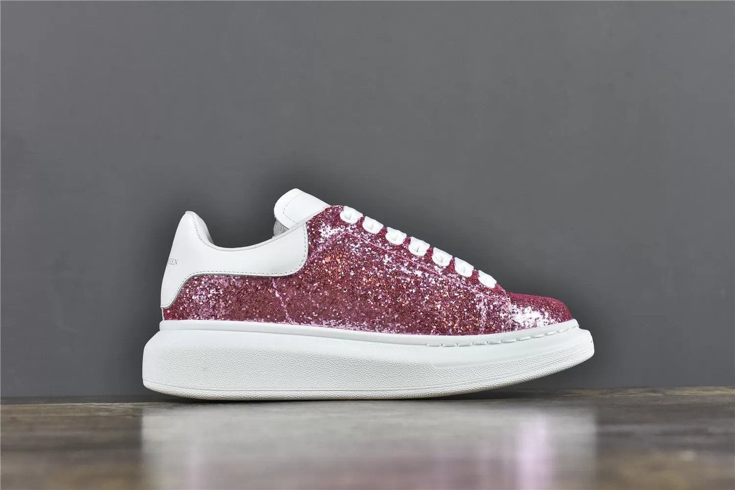 Alexander McQ Oversized Pink Glitter