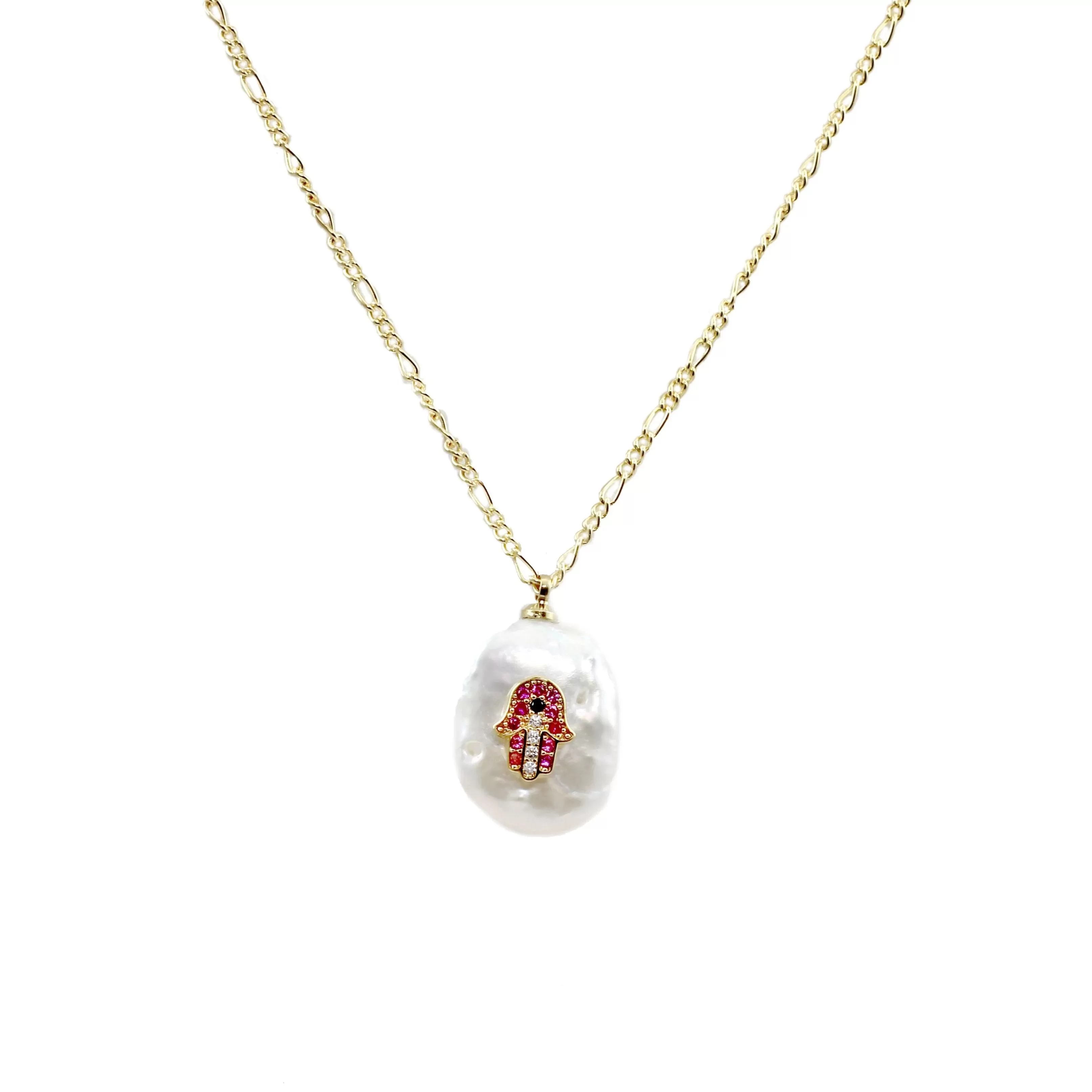 Amaya Freshwater Charm Necklace