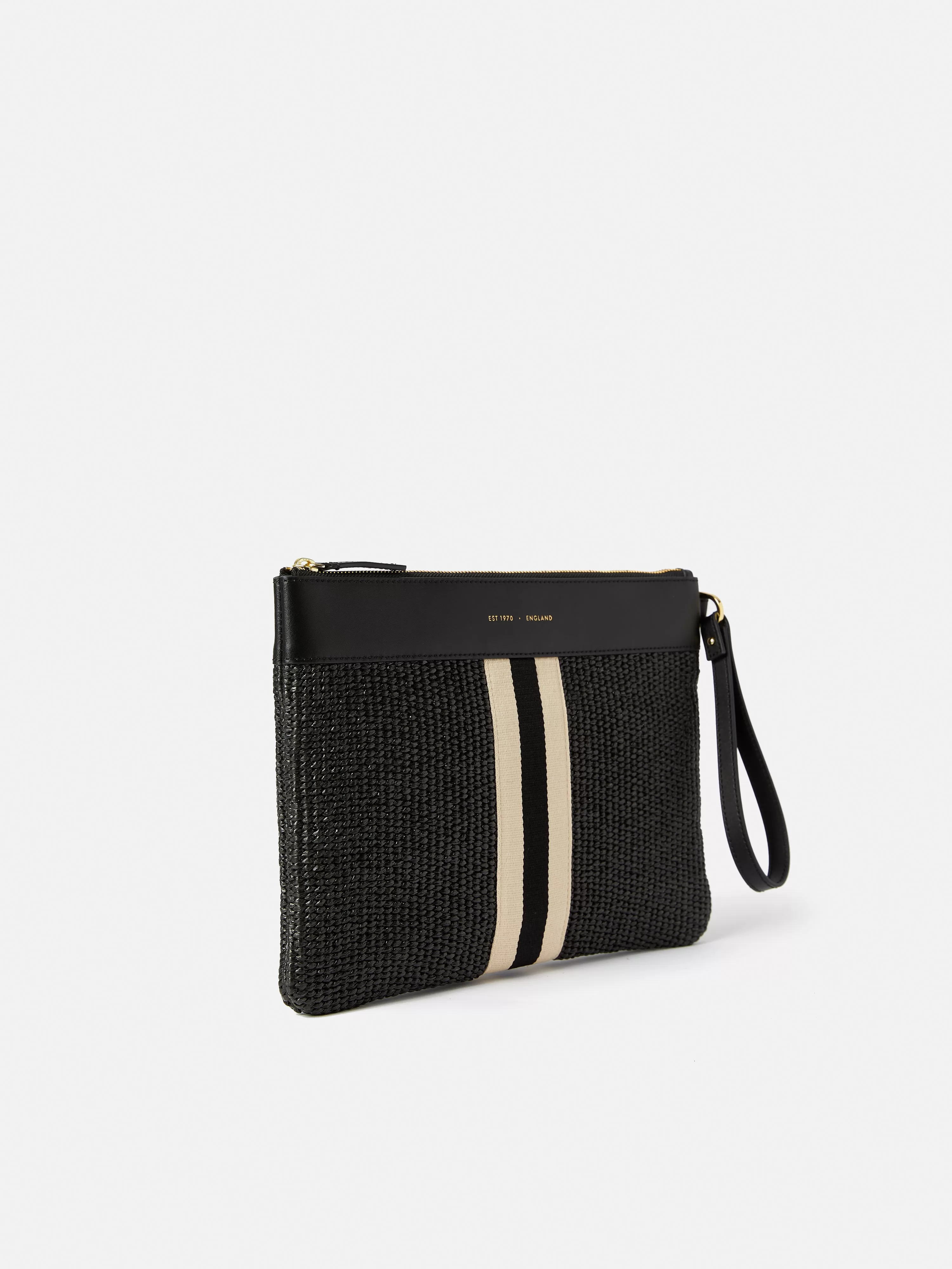 Athena Woven Pouch | Black