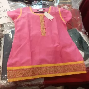 Attractive Pink Short Kurti