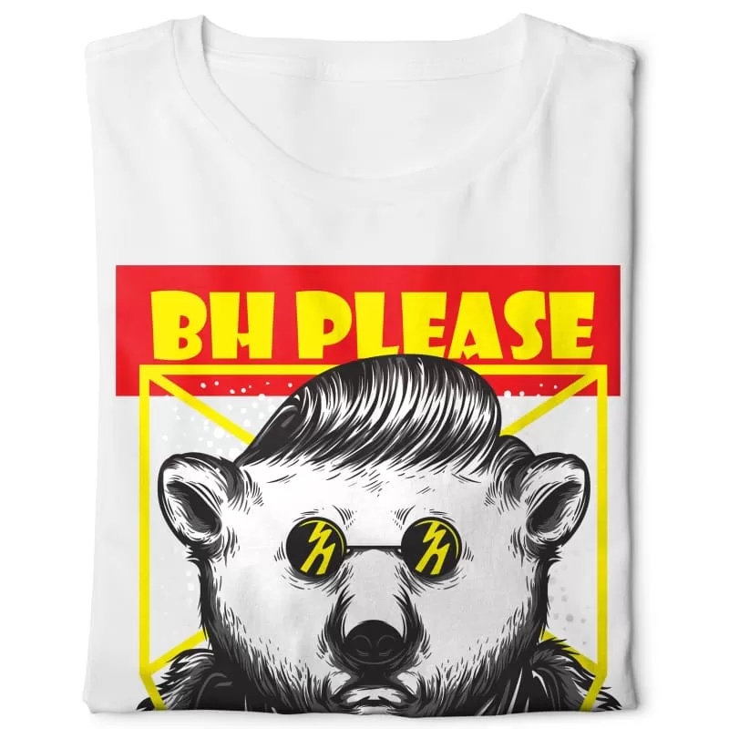 Bear BH please - Digital Graphics Basic T-shirt White