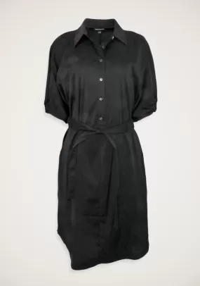 BELTED SHIRT DRESS - REPEAT