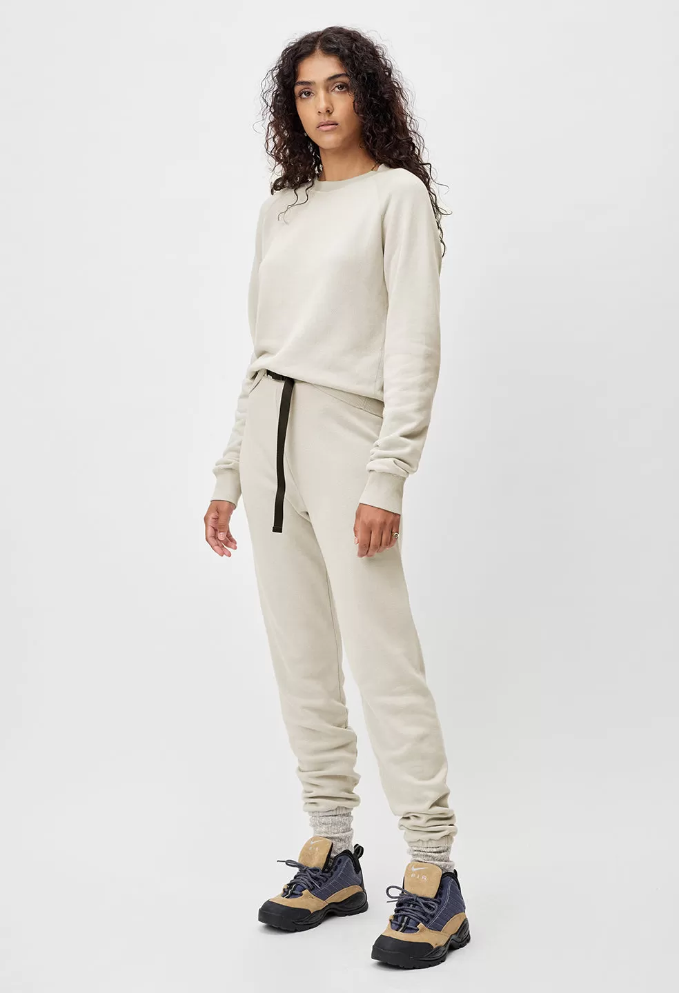 Belted Vintage Fleece Sweatpants / Pumice