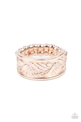 Billowy Bands - Rose Gold Ring