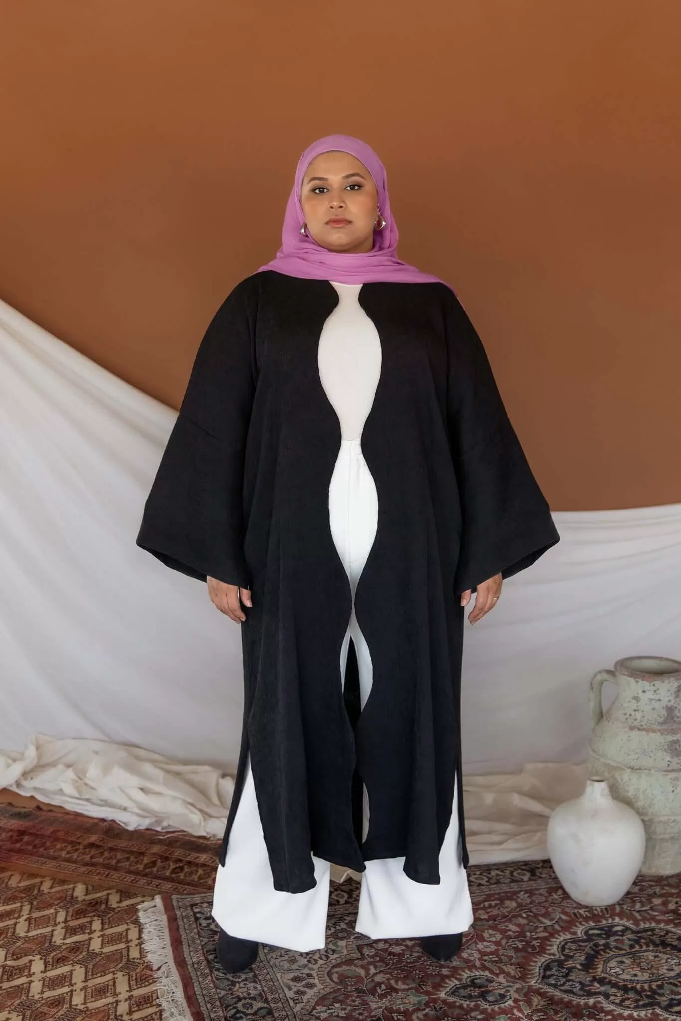 black curve abaya