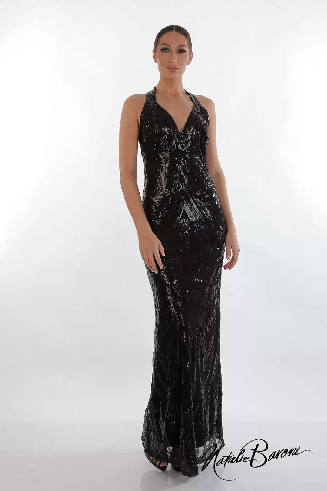 Black Evening Gown - La Scala