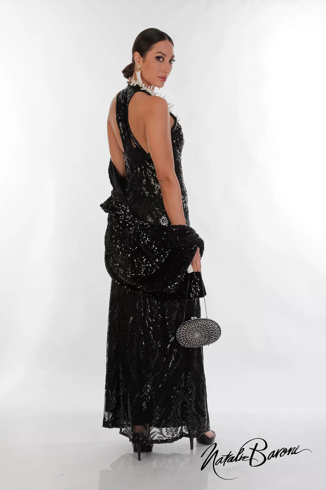 Black Evening Gown - La Scala