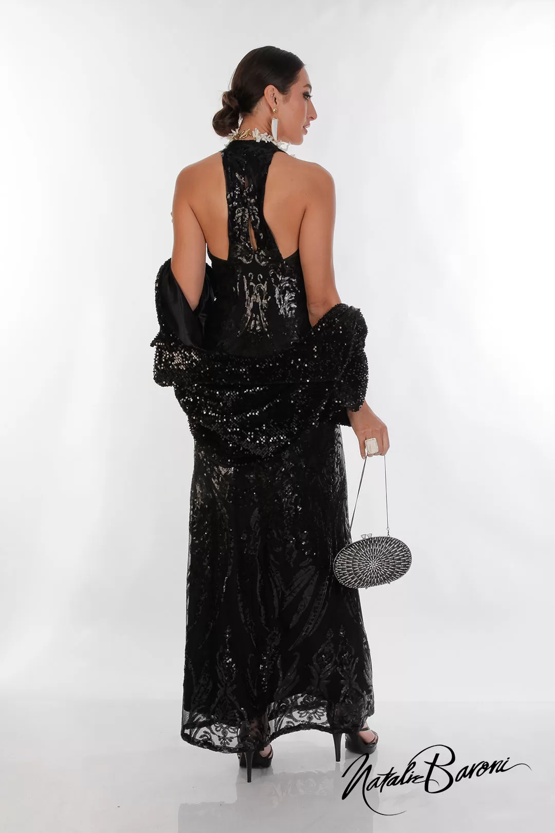 Black Evening Gown - La Scala