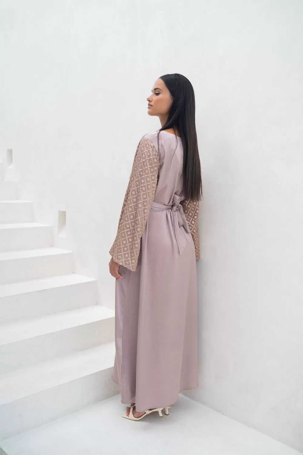 Blushing Harmony Abaya