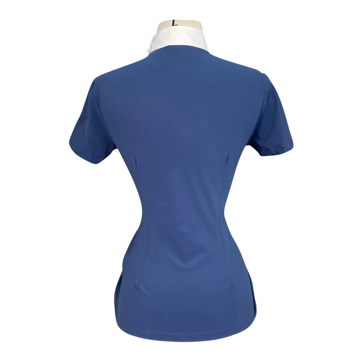 Cavalleria Toscana Jersey Competition Shirt w/Oval Pleated Bib in Atlantic Blue - Women's XS