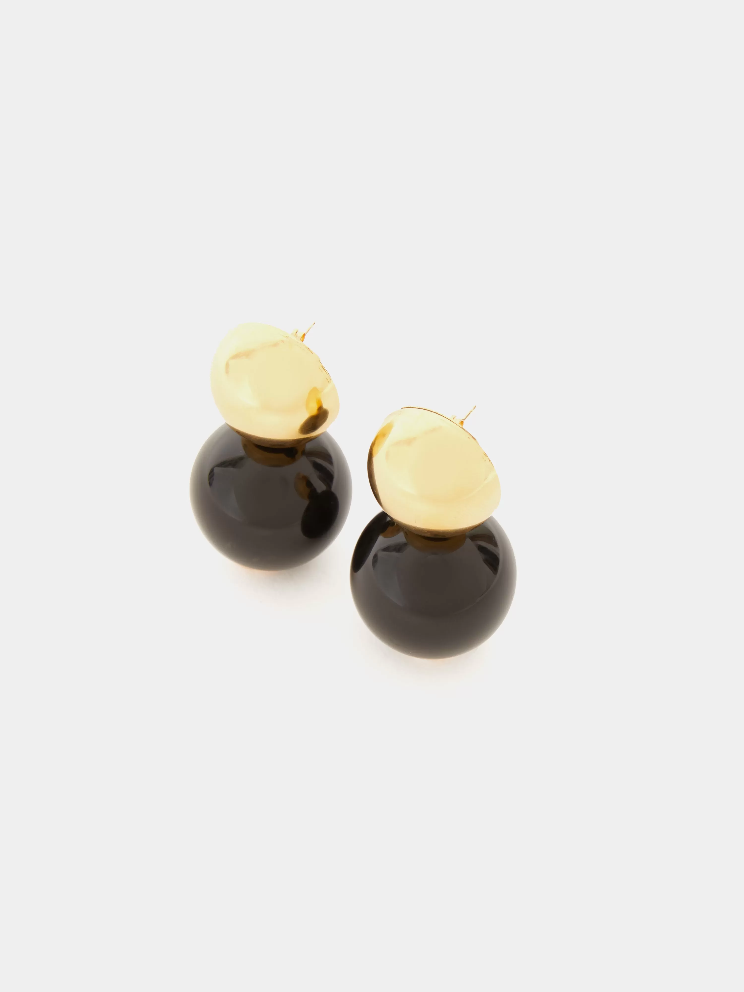 Collagerie Ball Drop Earrings | Gold