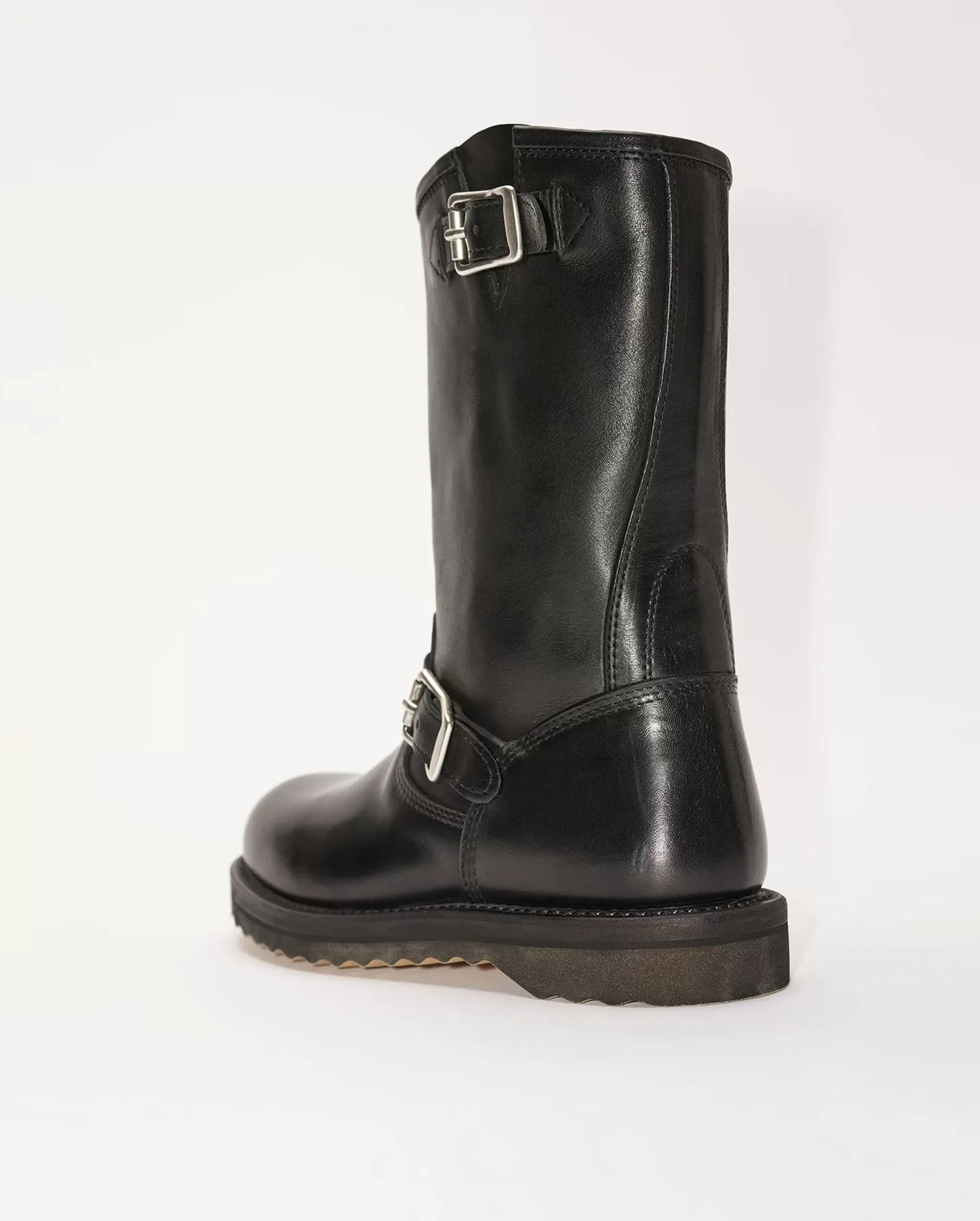 CORRAL BOOT / BLACK LEATHER