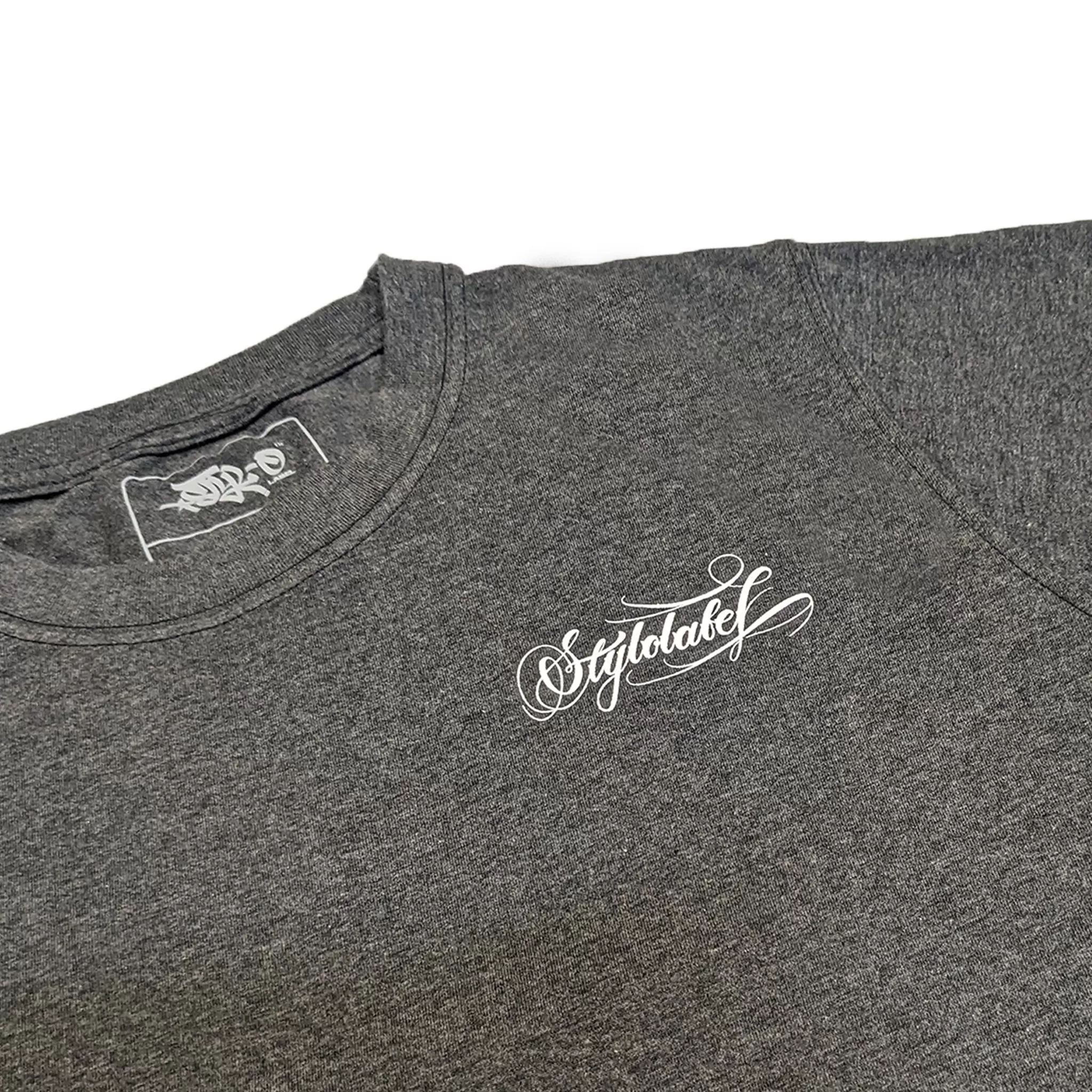 Cursive logo tee (WHITE)