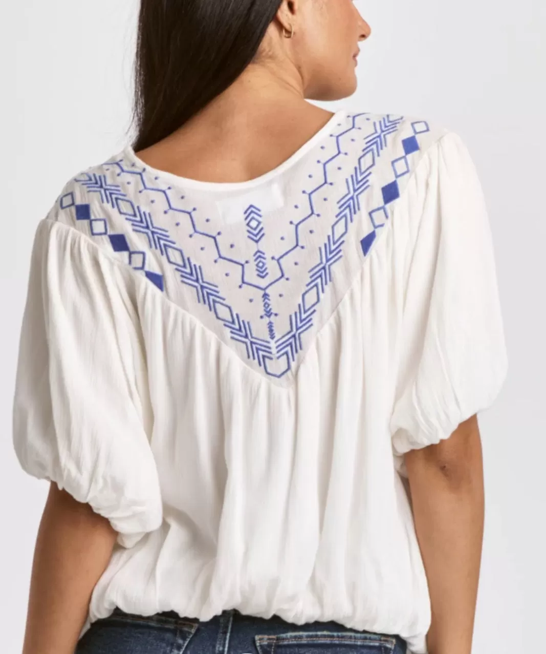 Dear John Manera Embroidered Top