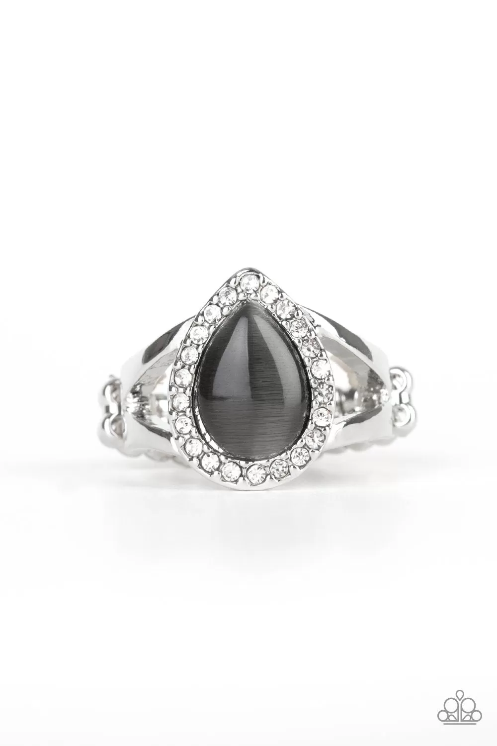 Debutante Dream Silver Moonstone Ring - Paparazzi Accessories