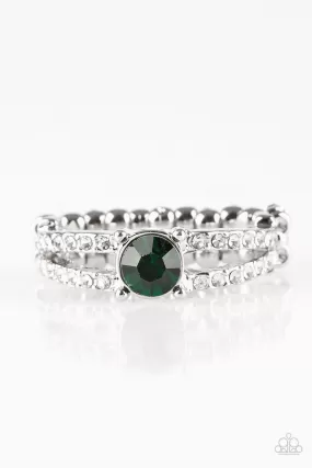 Dream Sparkle Green Gem Ring - Paparazzi Accessories