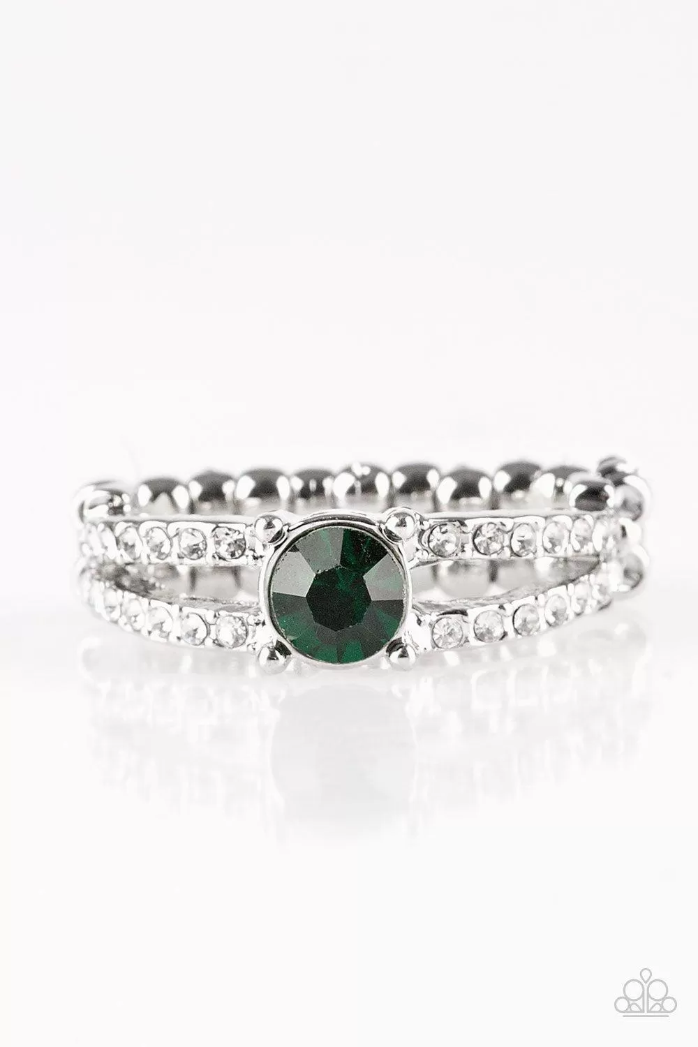 Dream Sparkle Green Gem Ring - Paparazzi Accessories