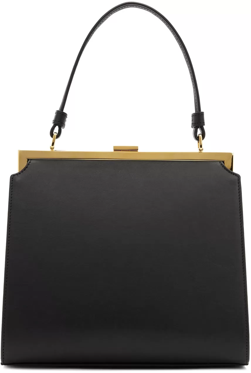 Elegant Bag Vegetable Tanned, Black