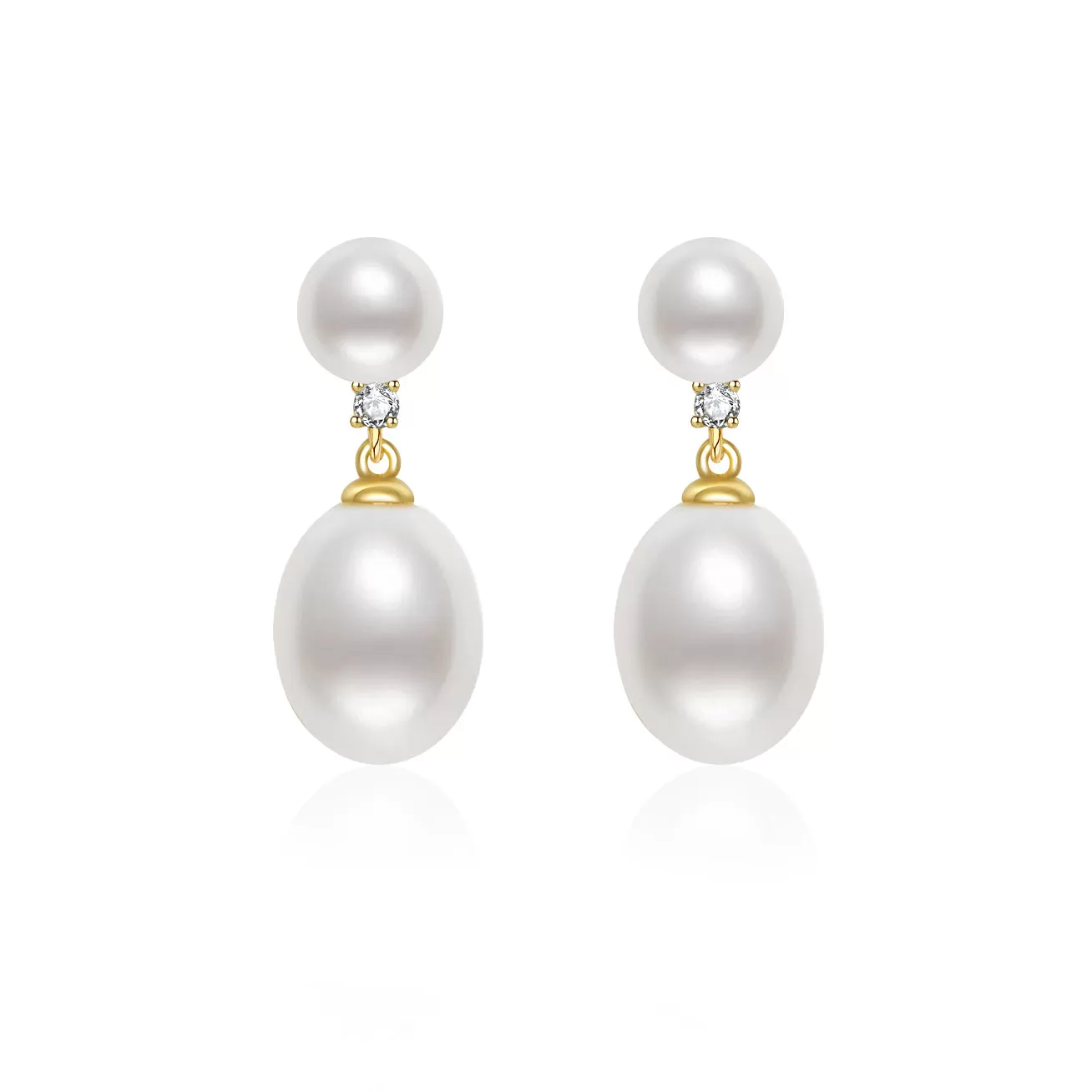 Elegant Freshwater Pearl Earrings WE00560