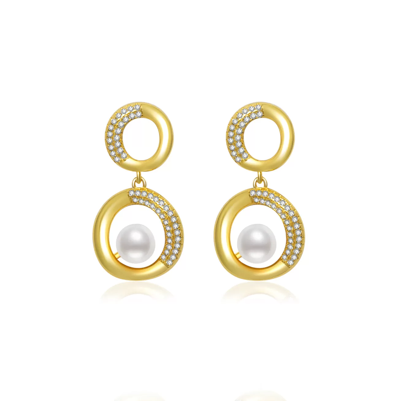 Elegant Freshwater Pearl Earrings WE00584