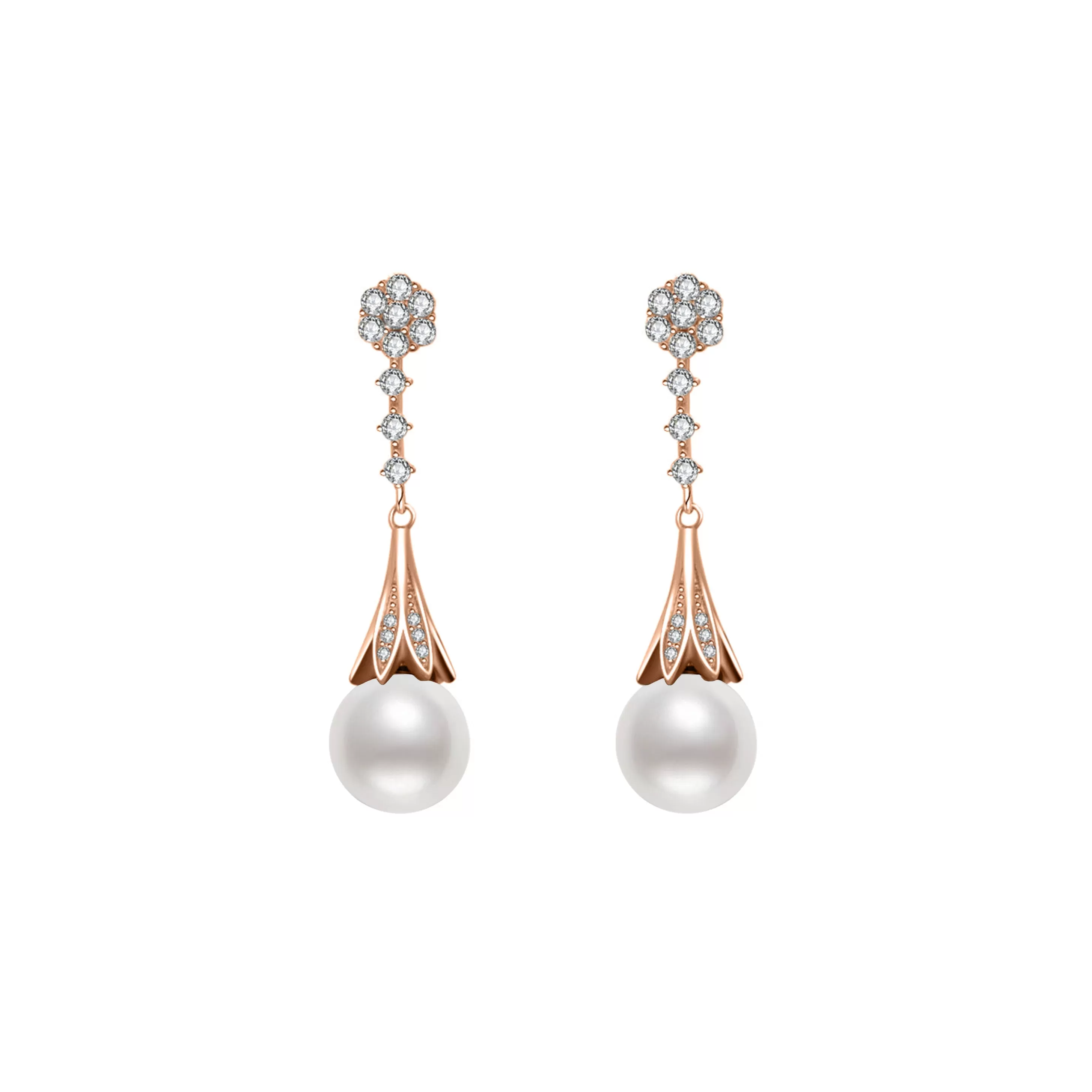 Elegant Pearl Earrings WE00516