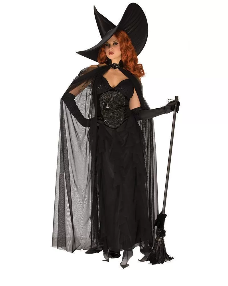 Elegant Witch Costume for Adults