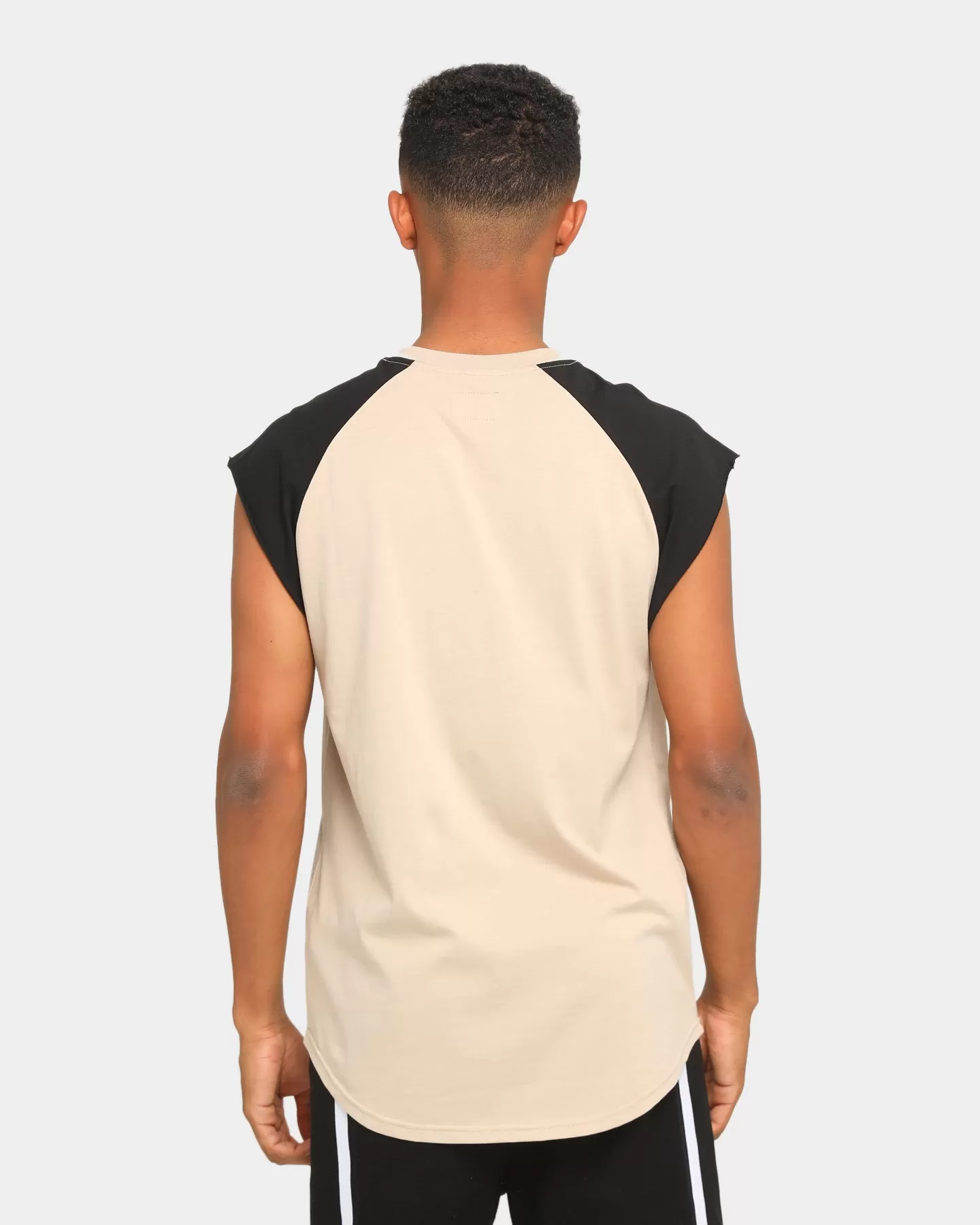 Elevn Clothing Co. Trinity Raglan Muscle Beige