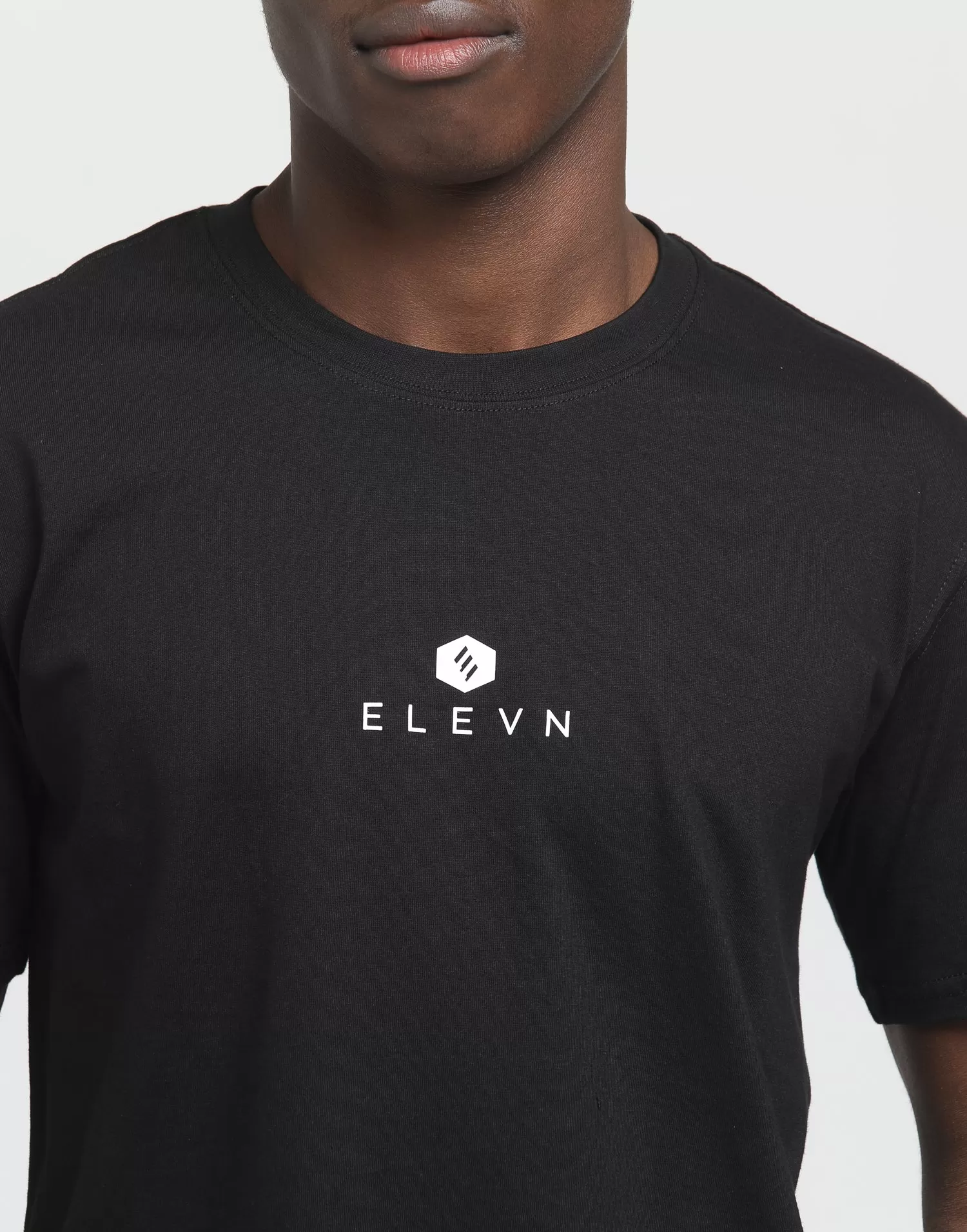 Elevn Hex Tee Black