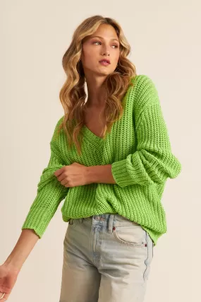 ELLIOTT SWEATER (KEY LIME) - JOHN JENN