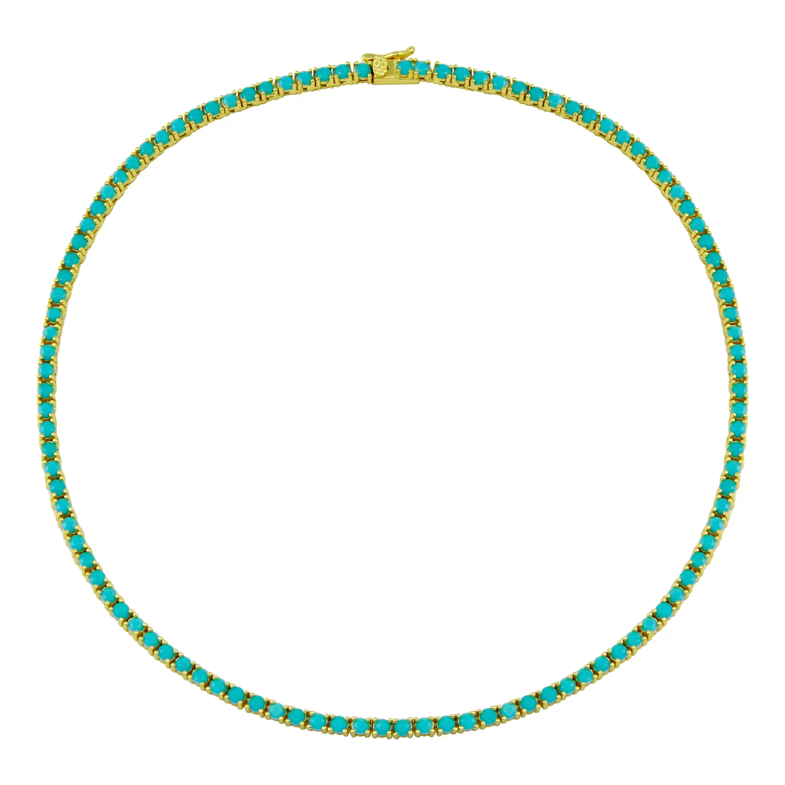 Everyday Turquoise Tennis Necklace