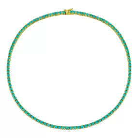 Everyday Turquoise Tennis Necklace