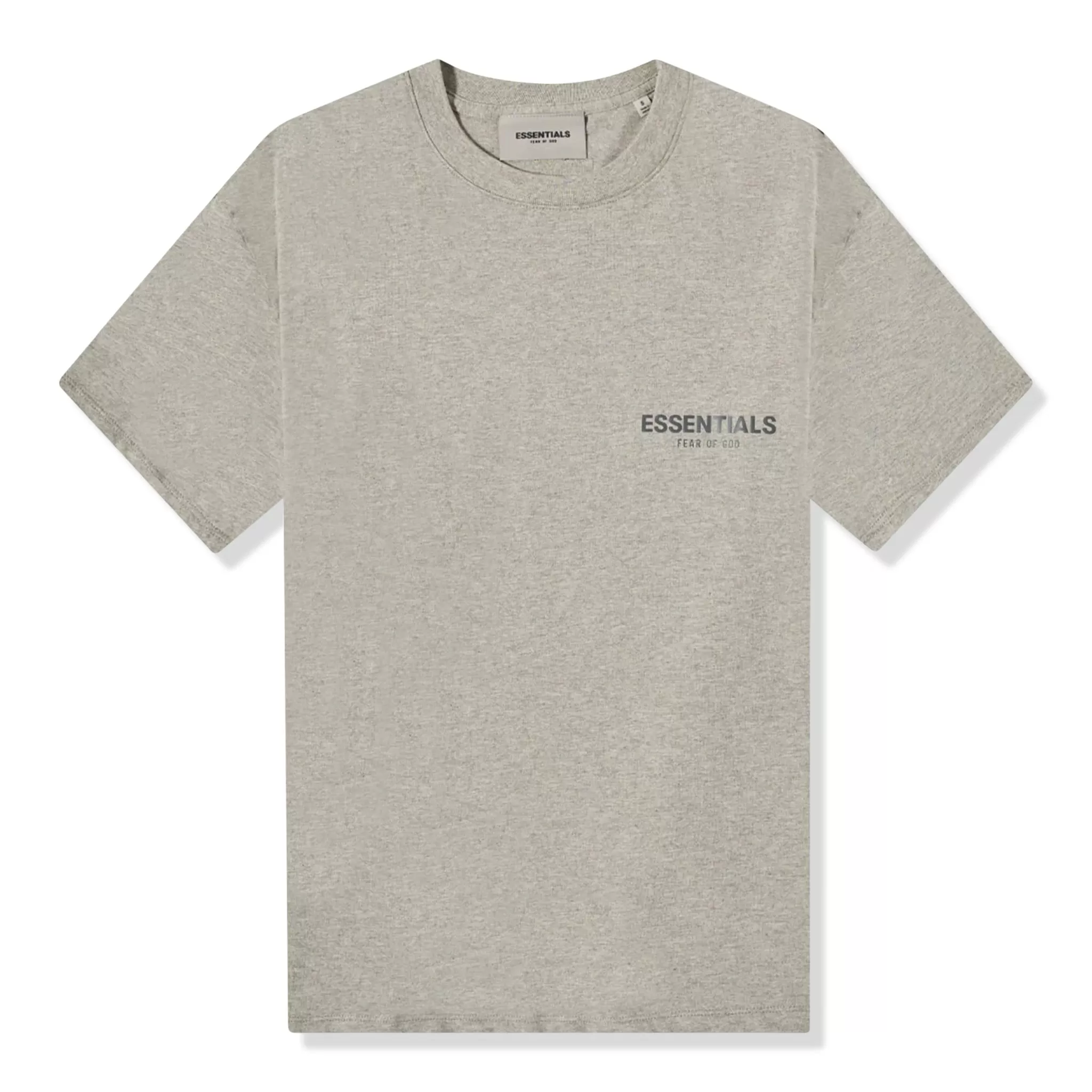 Fear Of God Essentials Core Collection Dark Heather Oatmeal T-Shirt