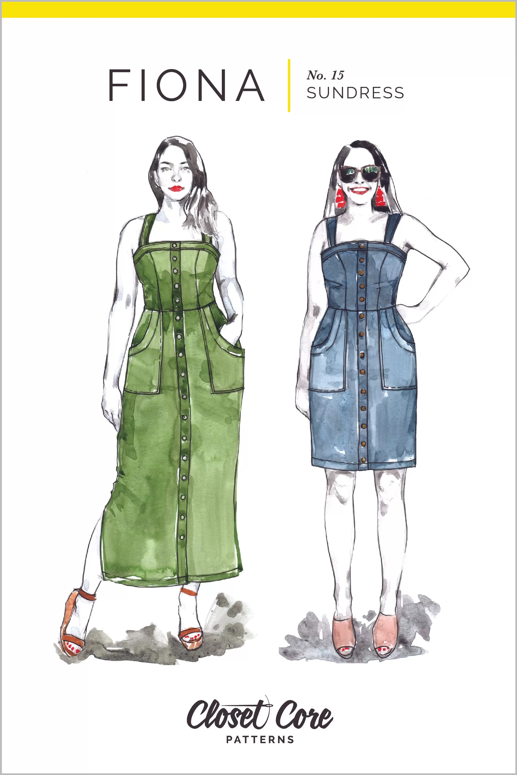 Fiona Sundress Sewing Pattern by Closet Core Patterns