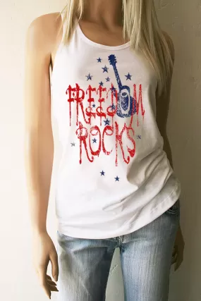 Freedom Rocks Racerback Tank Top