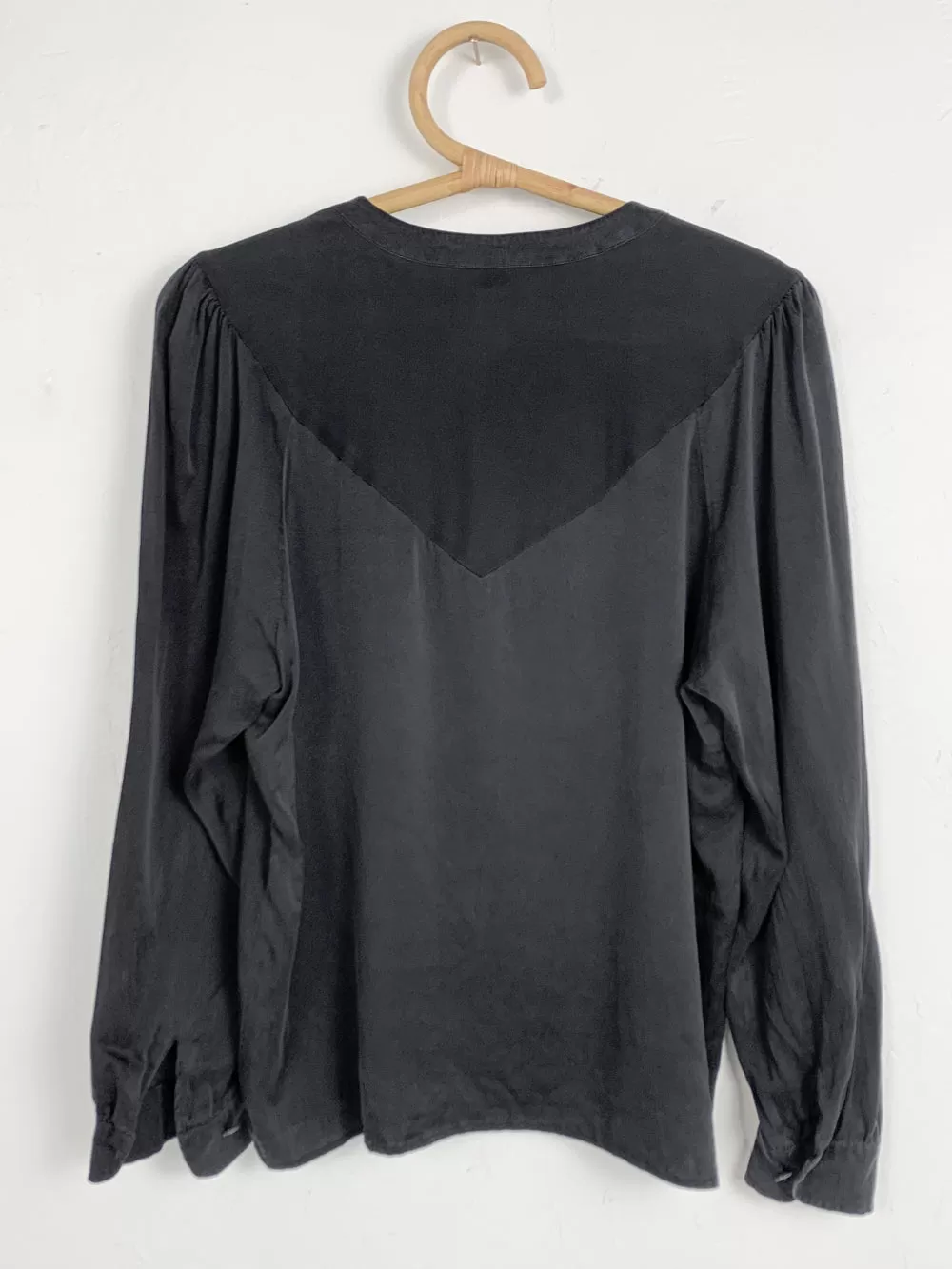 Furnkranz Black Silk Blouse