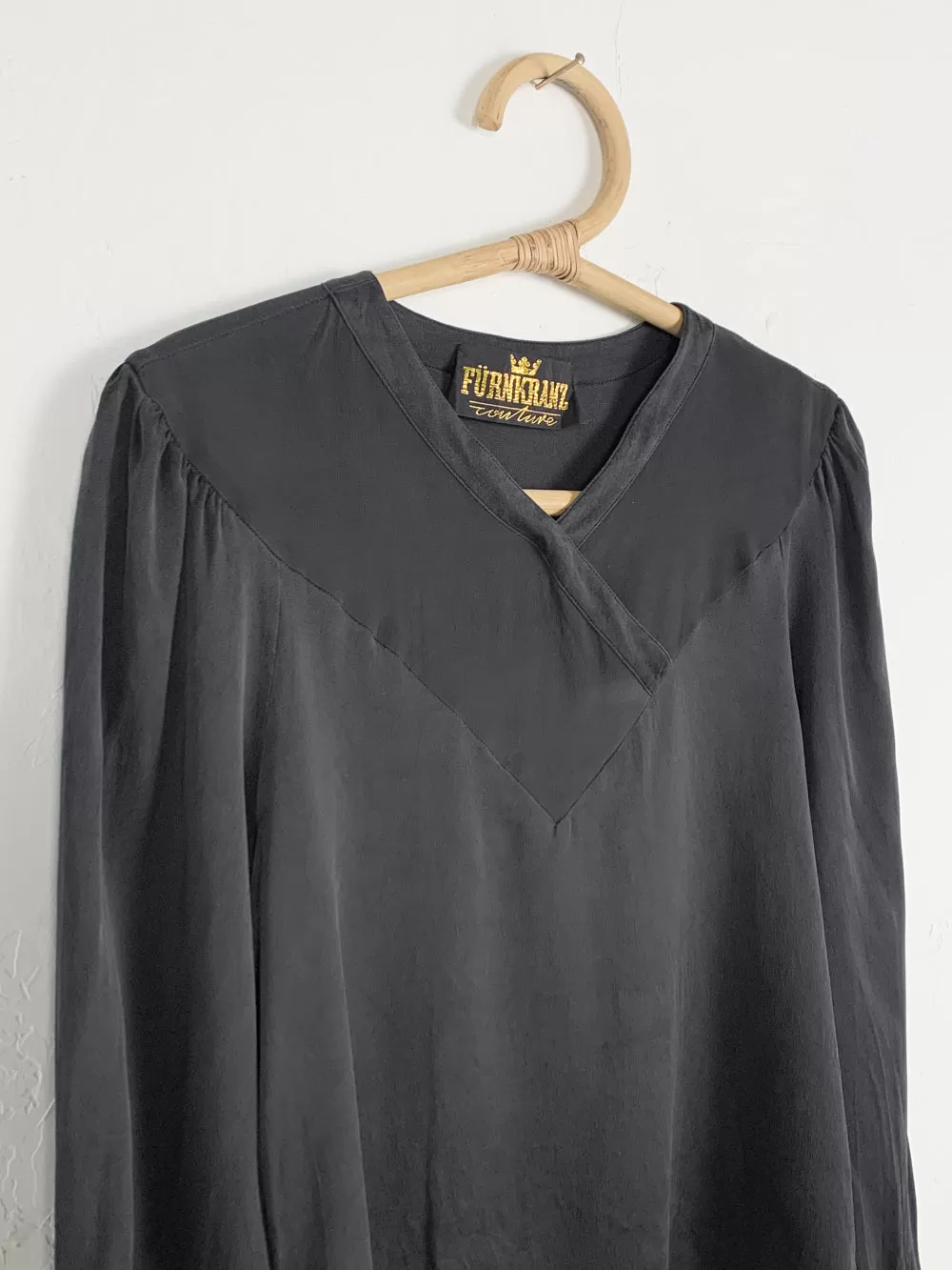 Furnkranz Black Silk Blouse