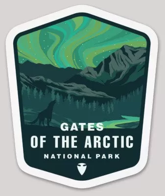 Gates of the Arctic National Park Die Cut Sticker