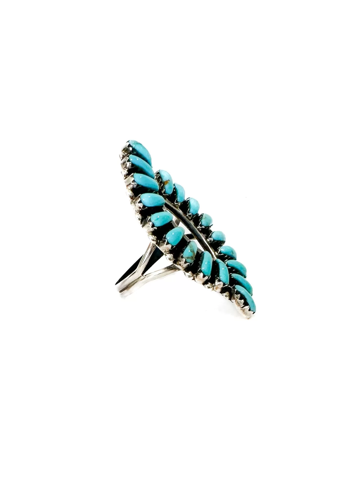 Hachita Kingman Authentic Turquoise Ring