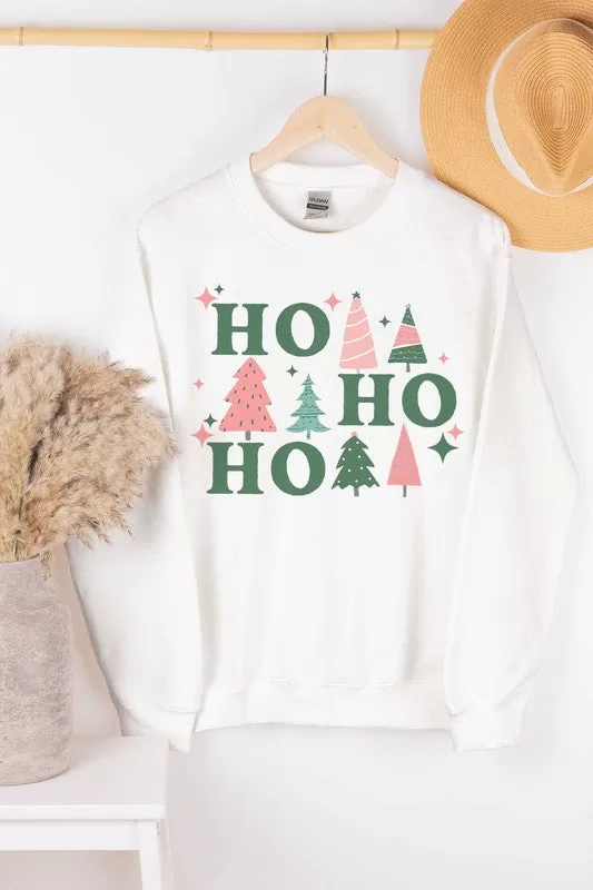 HO HO HO CHRISTMAS GRAPHIC SWEATSHIRT