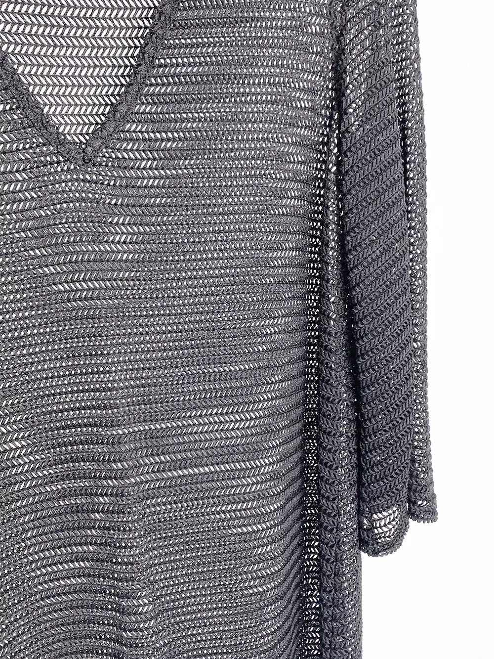 JordanTaylor Black Mesh Tunic Coverup