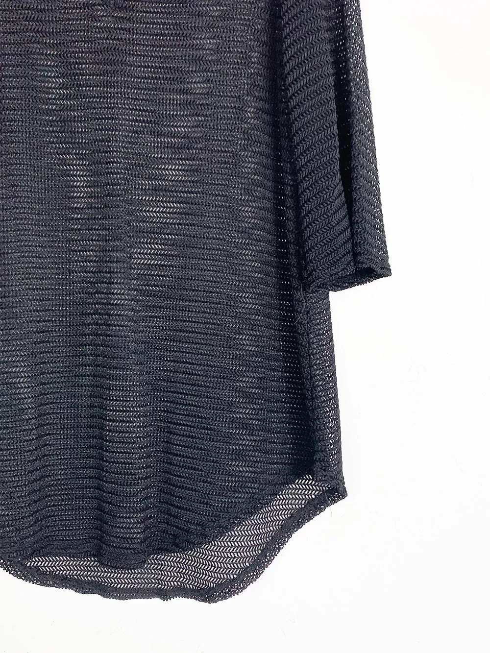 JordanTaylor Black Mesh Tunic Coverup