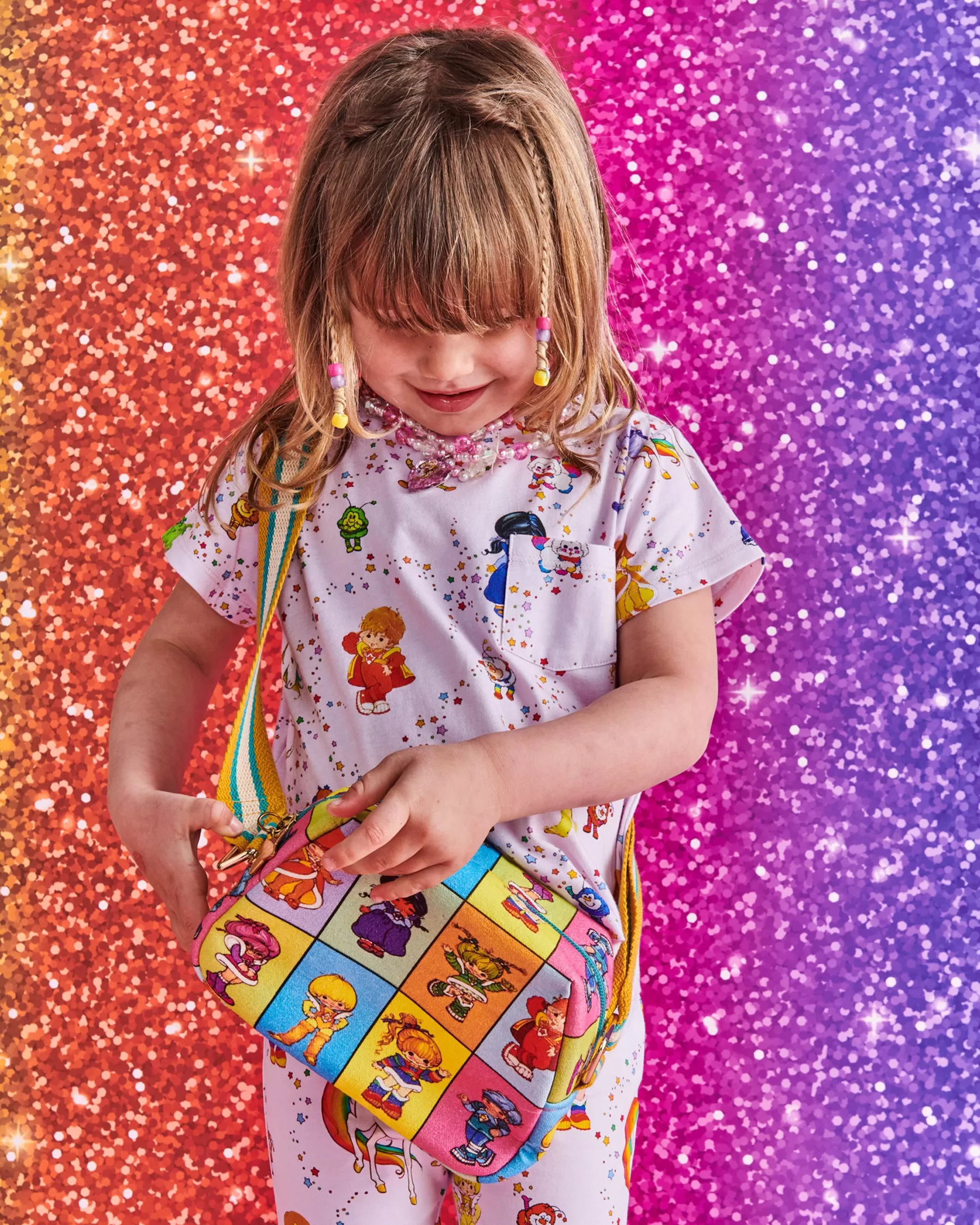 Kip & Co X Rainbow Brite | Star Shower Organic Cotton T-Shirt