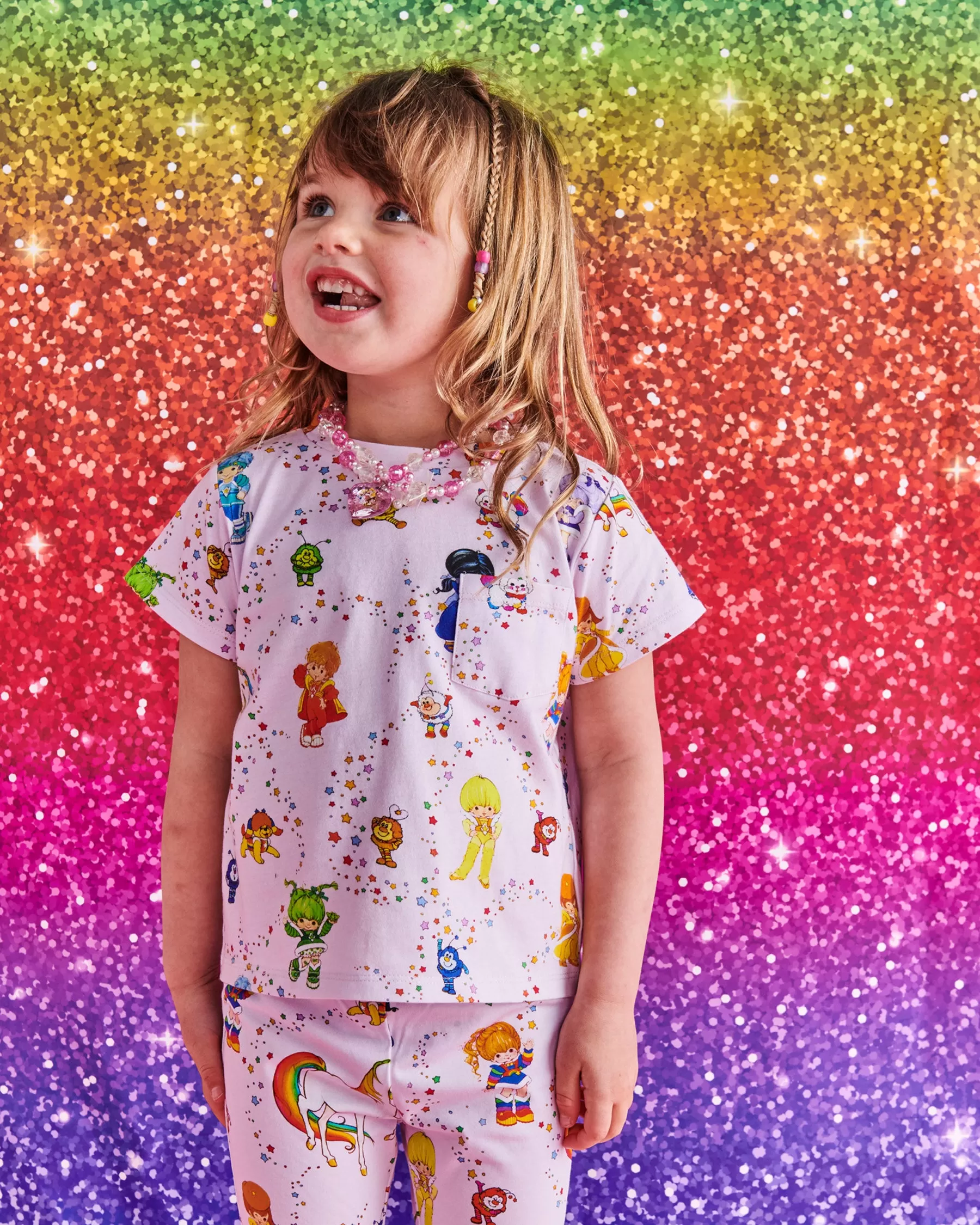 Kip & Co X Rainbow Brite | Star Shower Organic Cotton T-Shirt