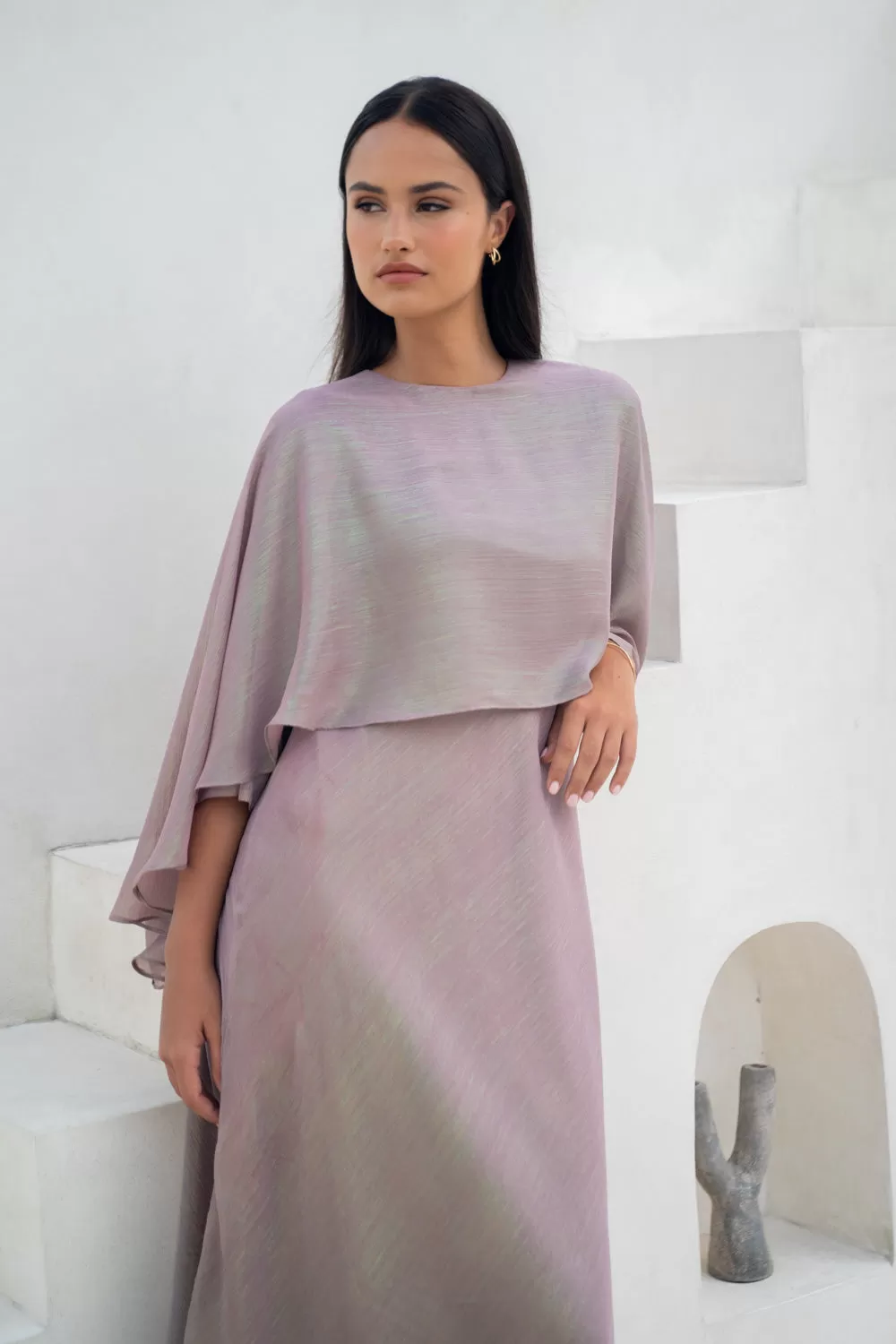 Lavender Cascade Dress