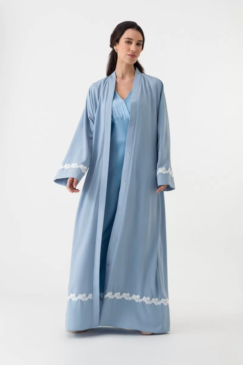 Light Blue Abaya Dress