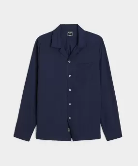 Merino Hollywood Shirt in Navy